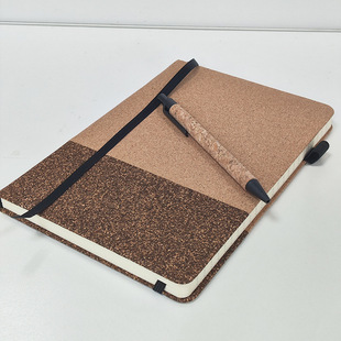 Cross-Border Customized Environmentally Friendly Cork Book Cover Business Notebook Cover Coffee Grounds Note Book Cover Writing Book Gift Box