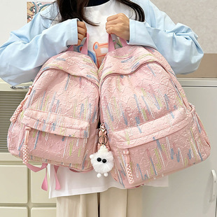 High-value Cute Mini Small Schoolbag for Female High School Students Large Capacity All-match Simple Commuting Backpack Campus Computer