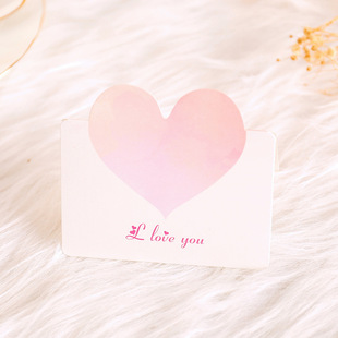 Cross-border ins wind small fresh greeting card after-sales card flower shop Christmas Valentine's Day message card blessing thank you card