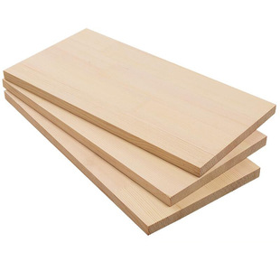 Solid Wood Pine One-word Partition Wall Rack Material Wood Board Panel Board Table Wardrobe Shelf Layered