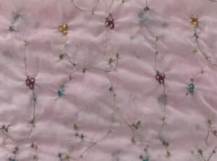 New Popular Chiffon Tie-Dye Embroidered Fabric Forest Tea Break Dress Camisole Suit Fabric