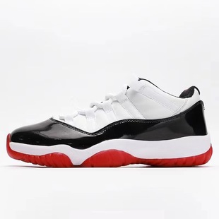 AJ11 Kangkang Demon King Джорджтаун Slam Dunk Bunny Muns Джо 11 Белая змея высокая и низкая помощь мужские и женские баскетбольные кроссовки