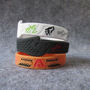Original Trendy Sports Bracelet Silicone Wristband Owen Curry George Edwards Ross Multicolor Silicone Wristband