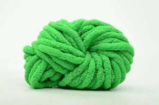 Thick wool chenille blanket sub-thread super thick ice island wool hand-woven single strand super thick ice strip line animal nest line