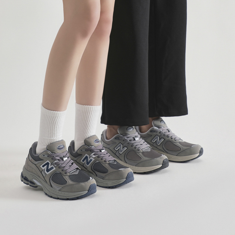 봄과 가을 뉴발란스 쿨 러닝 클래식 2002R 스포츠 신발 캐주얼 다목적 커플 메쉬 통기성 캐주얼 스니커즈