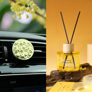 New Chinese Business Gift suit Wenchuang Guihua Aromatherapy Candle Gift Box Advanced Sense Gift Activity Gift