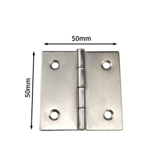Square flat hinge wholesale furniture wardrobe iron hinge cabinet door hinge iron hardware accessories door and window fittings