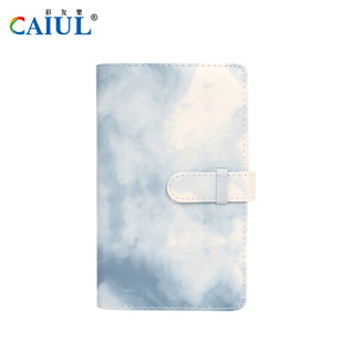 Polaroid 3-Inch 64/96/128 Photo Album Customized Pu Leather Fantasy Cloud Pattern Small Card Album Customized