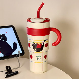 316 из нержавеющей стали Ice Ba Cup большой емкости стакан для воды Big Mac соломка изоляционный кубок для девочек 2025 новый высокий цвет