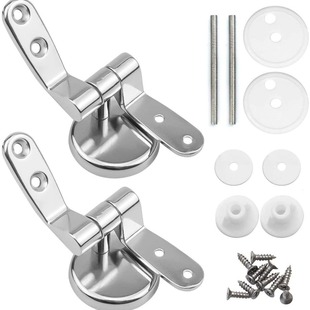 Cross-Border New Hotel Hotel weighted toilet accessories bathroom zinc alloy toilet lid hinge with screw accessories