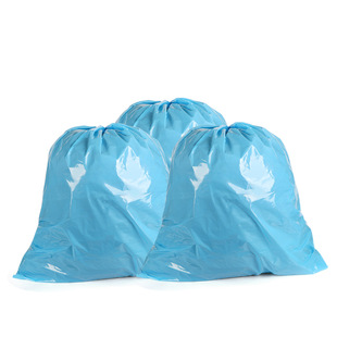Large Thickeneded Packaging Drawstring Garbage Bag, Clothes Cotton Quilt Storage, Moisture-Proof Drawstring Nylon Drawstring Plastic Bag