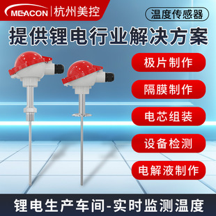 Armored Thermocouple K-Type Platinum Thermal Resistance Pt100 Temperature Sensor Temperature Transmitter Wrn130/Wzp-230