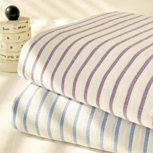 2024 Japanese Cream Style Single-Piece Bed Sheet Fully Enclosed Bedspread Simmons Mattress Protective Cover Washed Cotton Bed Cover