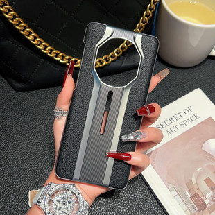 For Huawei mate40rs Phone Case Porsche Design Protective Shell 40RS Leather Electroplated Phone Case