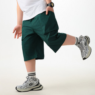 Chubby Children's Shorts Plus-sized Plus-sized Summer Thin Zhongda Children's Pants Children's Five-point Pants Chubby Boys Boys' Work Shorts
