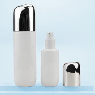 Factory direct 100ml cosmetic press bottle 40ml glass water cream essence bottle 50g sunscreen bottle