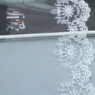 Water-Soluble Mesh Lace, Transparent Mesh Embroider Lace Jewelry, Wedding Dress, Skirt, Curtain Lace