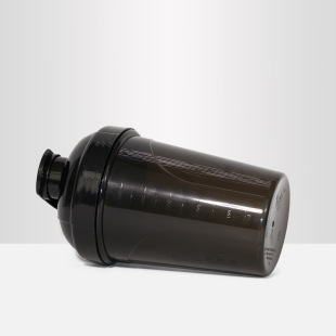 500ml with Portable Grids Shaker Cup Pp Cup Body Easy to Clean Sports Fitness Special Protein Powder Cup