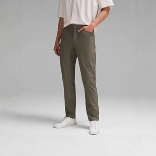 LULU Commission same ABC summer men's slim fit five-bag trousers high elastic business pants 7038