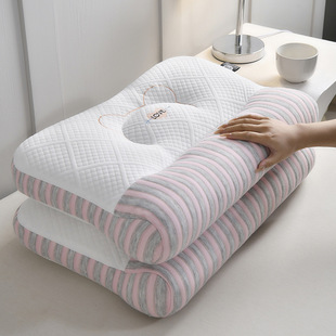High and Low Dual-purpose Pillow Special Pillow for Cervical Spine Protection Memory Adult Home Sleep Pillow Student Dormitory Single Pillow Core