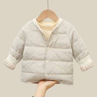 Off-season Children's down jacket liner boys' coat girls' baby down jacket mesh warm children's autumn and winter