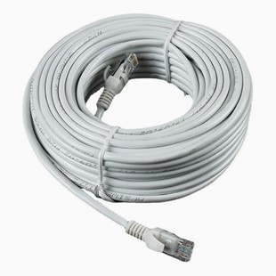 Six types of flat round network wire oxygen-free copper five types of finished gigabit 8 core network jumper (color random)