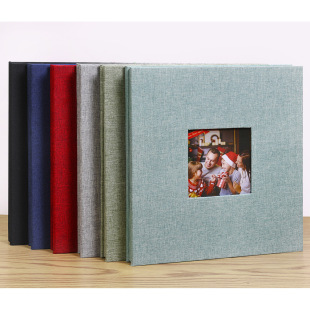 18 inch linen photo album window self-adhesive film thin photo studio photo album diy photo album