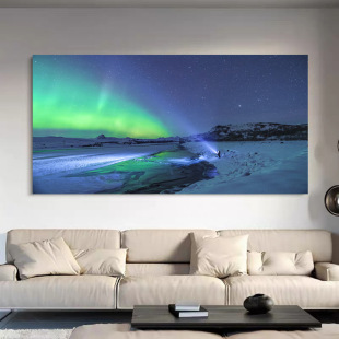 New frameless painting landscape sunset Aurora sunset decorative painting Amazon hot AliExpress pin hanging painting wholesale 2865