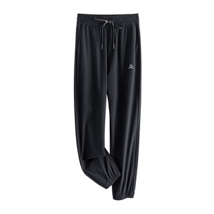 2025 New White Sun Protection Pants Women's Summer Ice Silk Quick-drying Sweetpants Thin Sports Running Breathable Casual Pants
