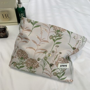 Cosmetic bag a batch of small fresh portable large capacity portable travel skin care products storage bag clutch bag