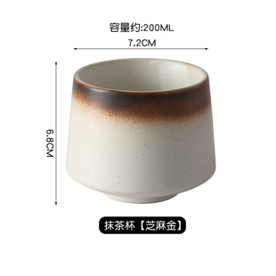 Japanese-style commercial restaurant ceramic kettle bamboo handle portable teapot suit creative retro style large capacity tea set