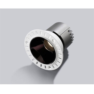 Borderless spotlight COB household embedded anti-glare hidden embedded living room main lighting 4000K Downlight