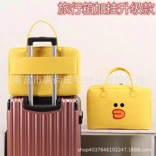 Felt handbag felt bag large capacity attendance Bag tote bag cartoon pattern thickened shopping bag handbag