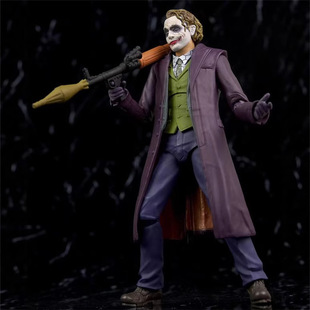 Comic Series DC Night Knight Batman Joker Action Figure Hand-made Model Ornaments