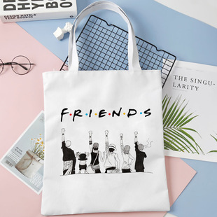 Cross-border Trade One Piece Luffy Printed Canvas Bag Harajuku Shoulder Bag Student Fashion Portable Shopping Bag