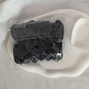 [Cross-border Hot Selling] Head Rope 50 Canned Bags Two-color Gradient Hair Rope Black Hair Ring High Elastic Rubber Band