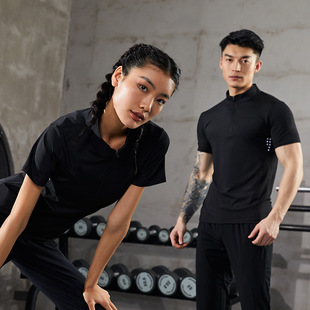 New Summer Men's Fitness Short-sleeved Fitness Running Sports Tight-fit T-shirt High Elastic Quick-drying Sweat-absorbent Short-sleeved Shirt
