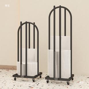 Clothing Store Hanger Storage Rack Storage Rack Metal Rack Storage Rack Men's and Women's Clothing Store Trouser Clip Storage Cart Trolley