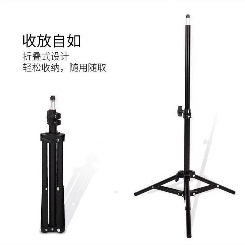 라이브 방송 착륙 삼각대 지원 범용 휴대 전화 카메라 사진 채우기 라이트 랙 다기능 안티 폴딩 브래킷