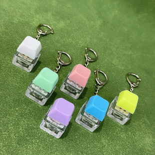 Cross-border high-permeability decompression key mechanical keyboard pinch music finger boring decompression key vent keychain