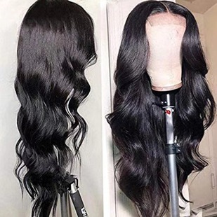 Europe and the United States wig cross-border supply of long curly black big wave chemical fiber head set wig manufacturers wholesale