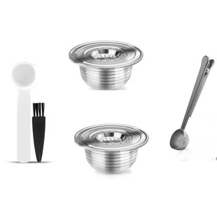 Совместимость BIALETTI Капсульный фильтр для кофеварки Многоразовая оболочка из нержавеющей стали для кофе