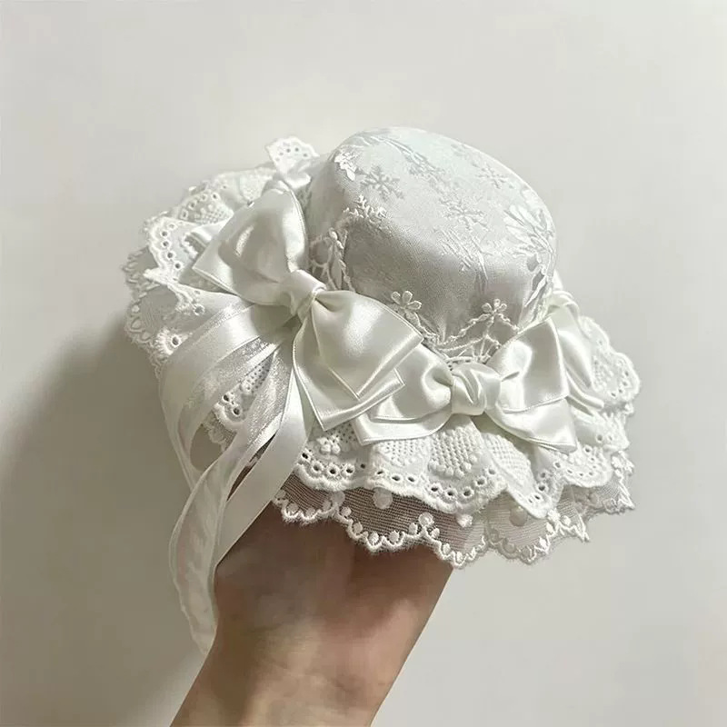 Original Lolita hair accessories, crown, top hat, bow, lace accessories, anime convention, H confession hair clip, romantic.