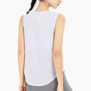[Strict Selection] Yoga Clothing Women's Summer Running Loose Top Sleeveless T-shirt Mesh Breathable Blouse Sports Fitness Clothing