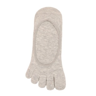 Boat socks men's spring and autumn five-finger socks pure cotton toe socks non-slip heel-resistant low-side shallow invisible toe socks