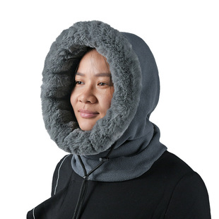 Winter outdoor thickened riding headgear soft and comfortable men's and women's masked cap warm windproof mask fleece CS cap