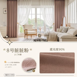 Blackout Curtain Bedroom 2023 New Thickened Chenille Living Room Light Luxury Modern Simple High-end Shade Cloth Curtain