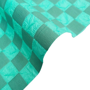 New Oxford Nylon Bubble Lattice Composite Knitted Cloth Bottom Chessboard Plaid Three-Dimensional Crumple Craft Luggage Cloth