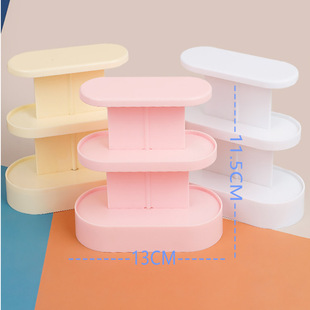 Family Simulation Small Furniture Doll House Props Entrance Ornaments Display Rack Desk Office Desk Decoration Rack Guofeng