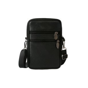 Multi-functional eight-inch mobile phone waist bag real cowhide wearing Belt Men's vertical waist bag diagonal mobile phone bag outdoor wholesale